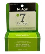NuAge No 7 Kali Sulph 6X 125 Tablets Cough Sinus Congestion Earache USA ... - $49.10 CAD