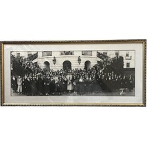 1933 White House Eleanor Roosevelt Yard Long Photo Women&#39;s Democratic Cl... - £220.36 GBP