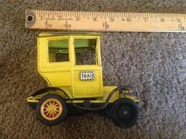 Vintage Tin Friction Sign of Quality Japan Taxi Antique Car Toy - £35.04 GBP