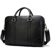 WESTAL men&#39;s briefcase genuine leather for 15 inch laptop bag office bag for men - £186.08 GBP
