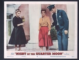 Night of the Quarter Moon Lobby Card #6-1959-Julie London - £27.11 GBP