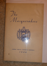 Vintage 1938 Booklet US Navy The Masqueraders Whistling in the Dark Program - $21.78