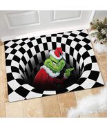 The Grinch Christmas Anti-Slip Door Mat Rug 3D Indoor Outdoor Rug 35.4&quot; ... - $18.21