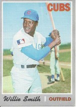 1970 Topps Willie Smith 318 Cubs EX - £0.78 GBP