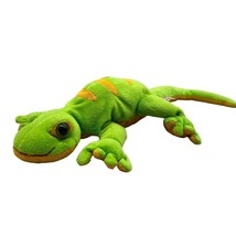Webkinz HM200 Lemon Lime Gecko Lizard  No Code Ganz Bean Bag Plush Stuffed Toy - $10.39