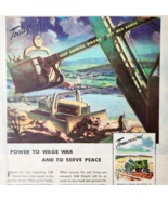 1944 GM Diesel Power Advertisement WW2 Era Industrial Agriculture War Bo... - $649.86 MXN