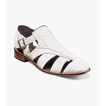 Stacy Adams Calandro City Summer Sandal White 25695-100 image 12