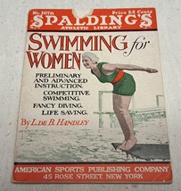 SWIMMING FOR WOMEN - 1928 SPALDING&#39;S ATHLETIC LIBRARY No. 107R well illu... - £10.63 GBP