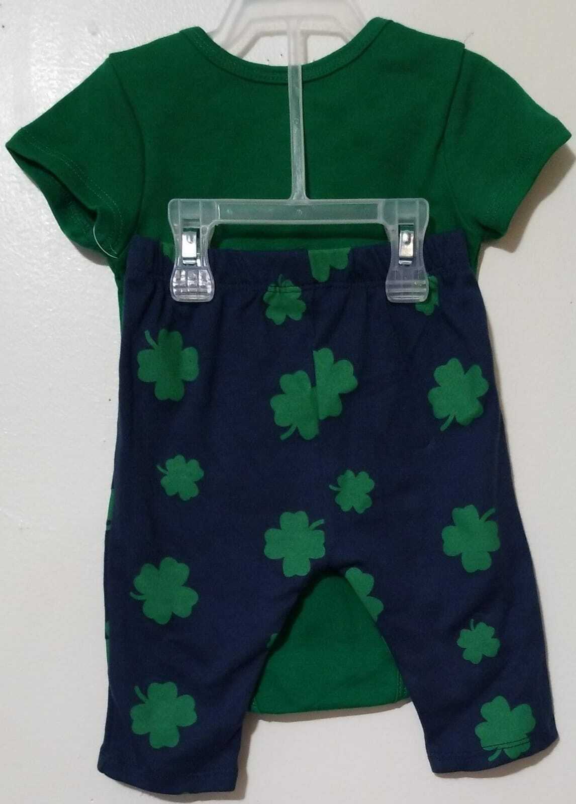 Way To Celebrate St Patrick's Day Bodysuit & Pants Set Size 0-3M  Color Green Item image 3