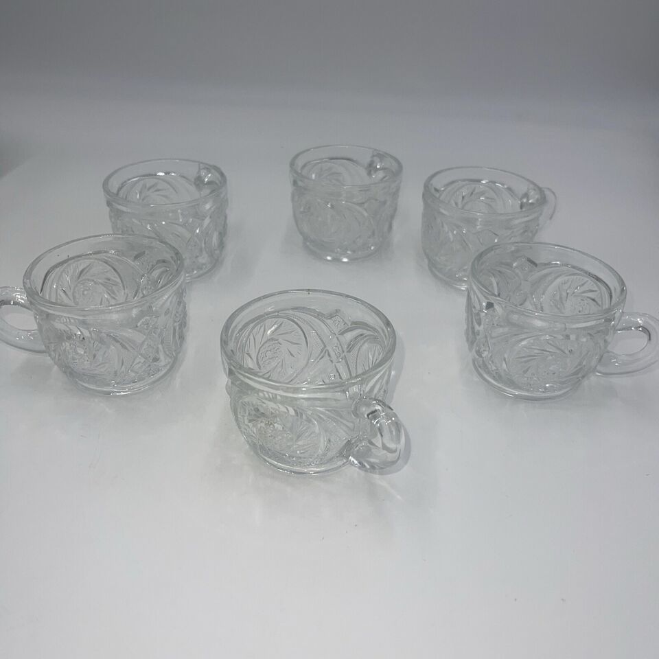 Primary image for Aztec Pinwheel Design Vintage Set Of 6 Cups