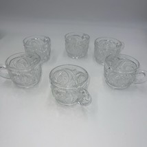 Aztec Pinwheel Design Vintage Set Of 6 Cups - £39.07 GBP