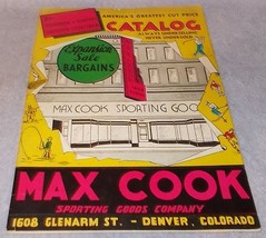 Max Cook Sporting Goods Catalog 22nd Anniversary 1930s Fishing Reel Hunting Guns - £27.56 GBP