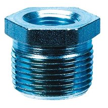 Billco 3/8 in. MPT 1/8 in. Dia. x 0.66 in. L MPT Galvanized Steel Hex Bu... - £14.49 GBP