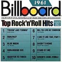 Billboard Top Rock &amp; Roll Hits: 1961 CD Rhino Runaway Runaround Sue Stand By Me - $4.99