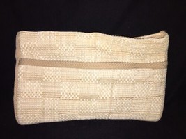 Womens Mantessa Made In Italy Purse Handbag Straw Clutch - £7.79 GBP