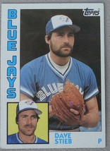 Dave Stieb, Blue Jays, 1984, #590 Topps  Baseball Card GOOD CONDITION - £2.32 GBP