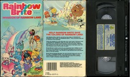 Rainbow Brite Invasion Of Rainbow Land Vhs 3 Ep Children&#39;s Video Library Tested - £15.94 GBP