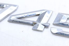 02-05 BMW 745I 745LI REAR TRUNK LID CHROME BADGE EMBLEM LETTERING Q5908 image 9