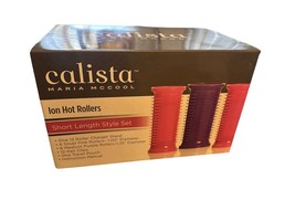 Calista Tools Ion Hot Hair Rollers 12 Short Length Style set and carryin... - $40.00