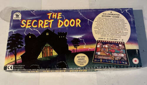 Primary image for Vtg 1991 "The Secret Door" Family Co-Operative Mystery Board Game Memory Vs Clue