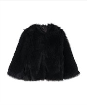 Echo faux fur cropped nirvana jacket in Black - $82.17+