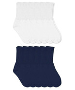 Jefferies Socks Boys Toddler Seamless Ribbed Cotton School Crew Socks 6 ... - £12.76 GBP