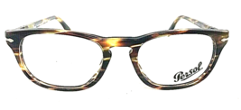 New Persol 3121-V 938  50mm Oval Havana Rx Eyeglasses Frame Hand Made in... - $169.99