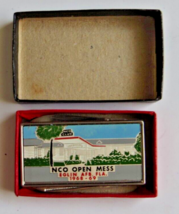 Vintage 1968 USAF Eglin AFB Florida NCO Open Mess Pocket Knife File Money Clip - £9.61 GBP