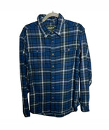 Eddie Bauer Blue Flannel Long Sleeve XL - $21.77 CAD
