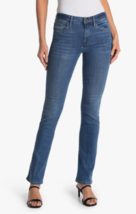 FRAME Damen Jeans Bootcut Le Mini Boot Solide Blau Größe 25W G042929X - £40.59 GBP