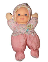 Goldberger Lifetime Waranty Baby's First Baby Doll Pink Soft Body puffalump type - $18.20