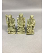 Lot Of 3 Vintage Chinese Soapstone Figurine Statues - $363.64 MXN
