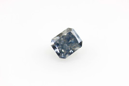 Argyle Blue Diamond - 0.15ct Natural Loose Fancy Grayish blue GIA Radiant VVS2 - £7,522.57 GBP