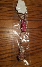Betsey Johnson Rhinestone Pink Pussy Cat Necklace Pendant Gold Silver Head - $9.99