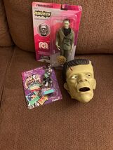 Frankenstein Super Trio! Mego,Gemmy and keychain by Basic Fun - $40.00