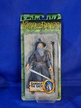 Gandalf the Grey with Light-Up Staff Lord of the Rings Toy Biz Action Fi... - $42.06