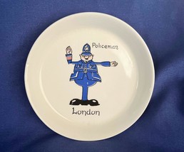 Vintage MCM London Souvenir Coaster Trinket Dish British Bobby Policeman... - $14.84