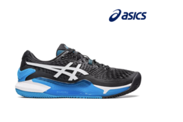 Asics 23 Gel-Resolution 9 Clay Men&#39;s Tennis Shoes Sports Black NWT 1041A375-001 - £123.77 GBP+