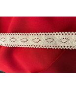 10 Yards Vintage Natural Cotton Crochet Lace Trim 3/4” - $192.28 MXN