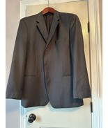 HUGO BOSS Gray Pinstriped Jacket SZ 46 NWOT - $94.78 CAD