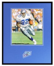 Emmitt Smith Signed Framed 16x20 Photo Display JSA Dallas Cowboys Florida - £222.11 GBP