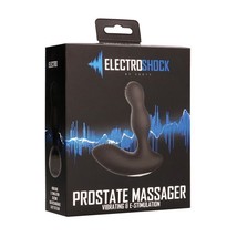 Shots Electroshock E-stimulation Vibrating Prostate Massager Black - £47.79 GBP