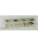 Lot of 8 2008 Canada Olympic Maple Leafs .9999 Fine Silver 1 oz - $749.47 CAD