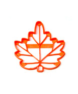 Maple Leaf With Detail Leaves Fall Autumn Canadian Symbol Cookie Cutter ... - $3.99