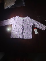 Little Wonders 3-6 Months Rabbit Purple Girls Shirt - $14.84