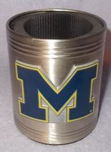Michigan Wolverines Football Stainless Adult Beverage Can Koozie - £6.25 GBP