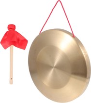 Common Gong With Mallet, Tam Tam Gong Traditional Chinese Percussion Ins... - $37.95