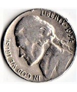 Jefferson Nickel Coin 1954 - Circulated - $4.10 CAD