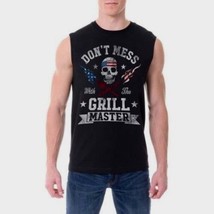 Faded Glory Men&#39;s Tank Top Don&#39;t Mess With The Grill Master Size Small 34-36 - £8.27 GBP