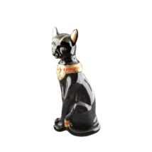 Lenox Black Jeweled Cat Figurine Bastets Beauty Free Shipping Vtg - £38.32 GBP